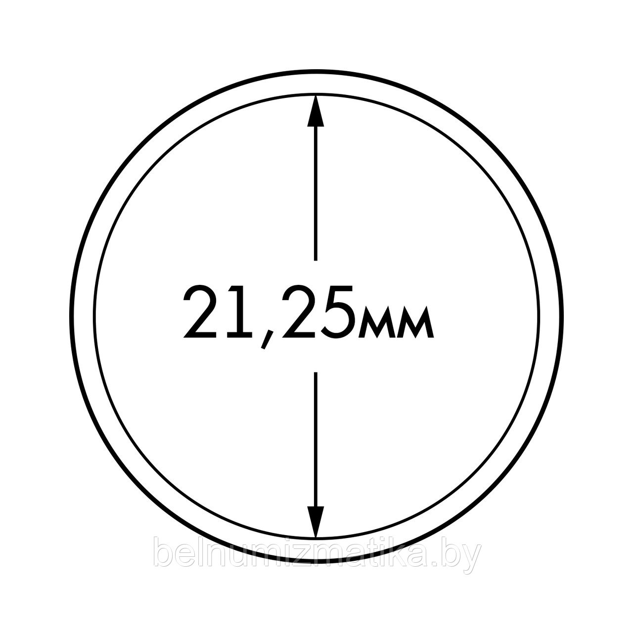 Капсула "ULTRA Perfect Fit" для монет 5 евроцентов Ø 21,25 мм, LEUCHTTURM, 365287
