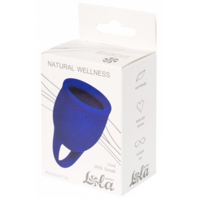 Набор менструальных чаш Natural Wellness Magnolia Iris Blue 15 и 20 мл 2 штуки - фото 4 - id-p181385311