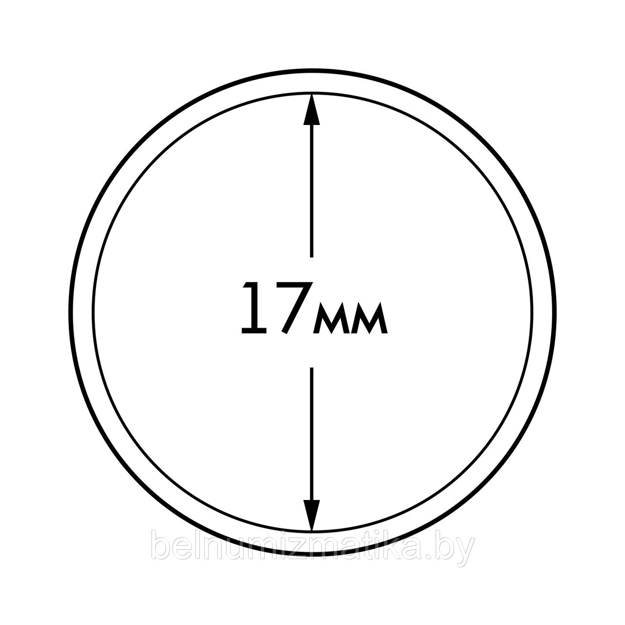 Капсула "ULTRA" для монет Ø 17 мм, LEUCHTTURM, 345018