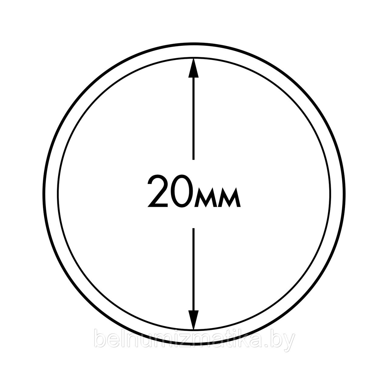 Капсула "ULTRA" для монет Ø 20 мм, LEUCHTTURM, 345022