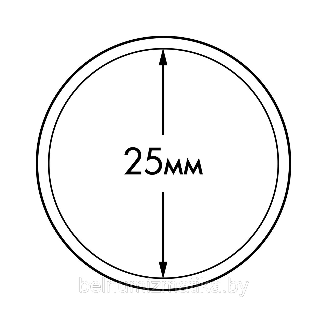 Капсула "ULTRA" для монет Ø 25 мм, LEUCHTTURM, 345031