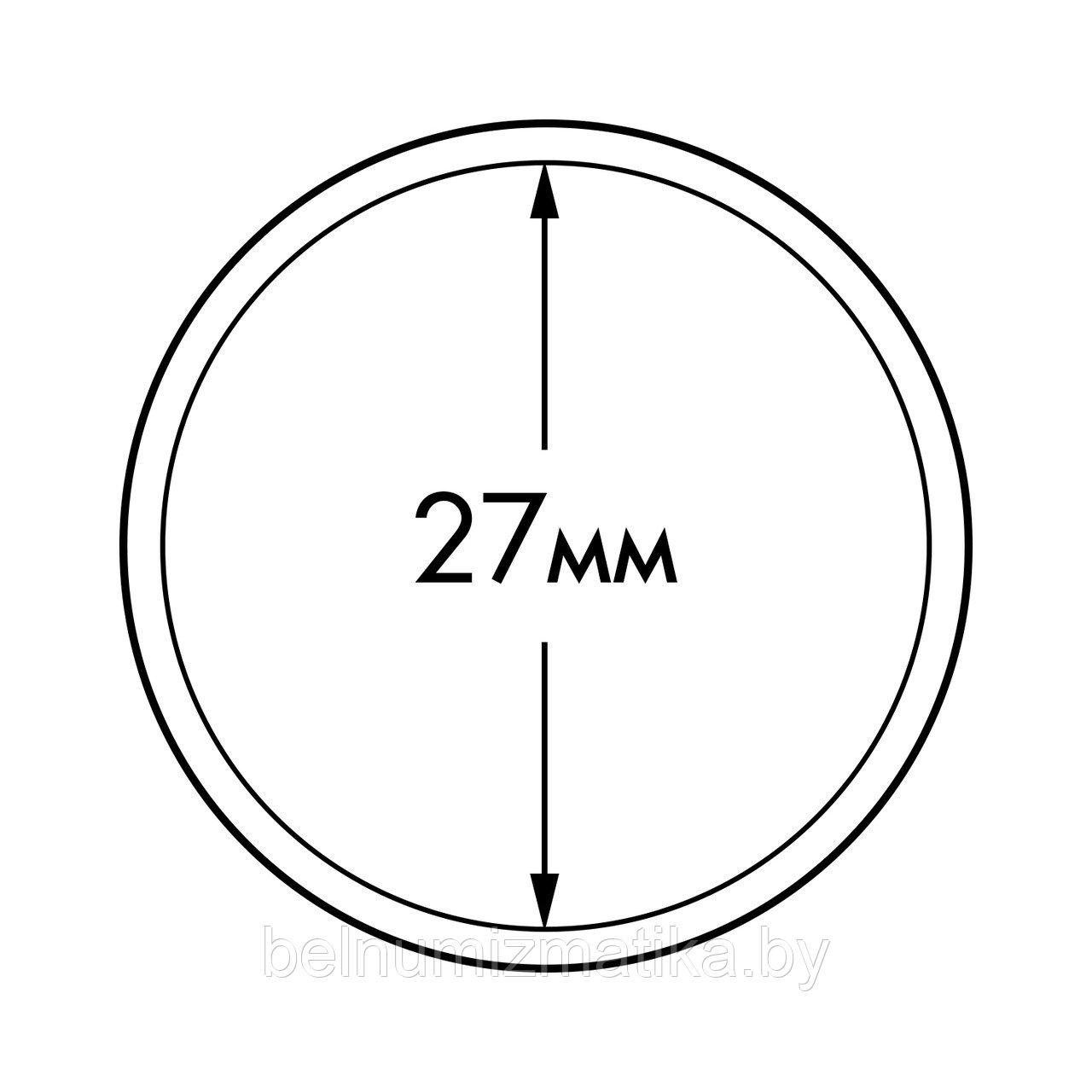 Капсула "ULTRA" для монет Ø 27 мм, LEUCHTTURM, 345033