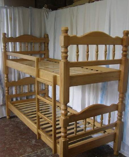 Двухъярусная кровать Соня массив сосны с ящиками (3 варианта цвета) фабрика Браво - фото 5 - id-p181386283