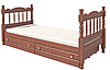 Детская кровать Аленка массив сосны с основанием (2 варианта цвета) фабрика Браво, фото 4