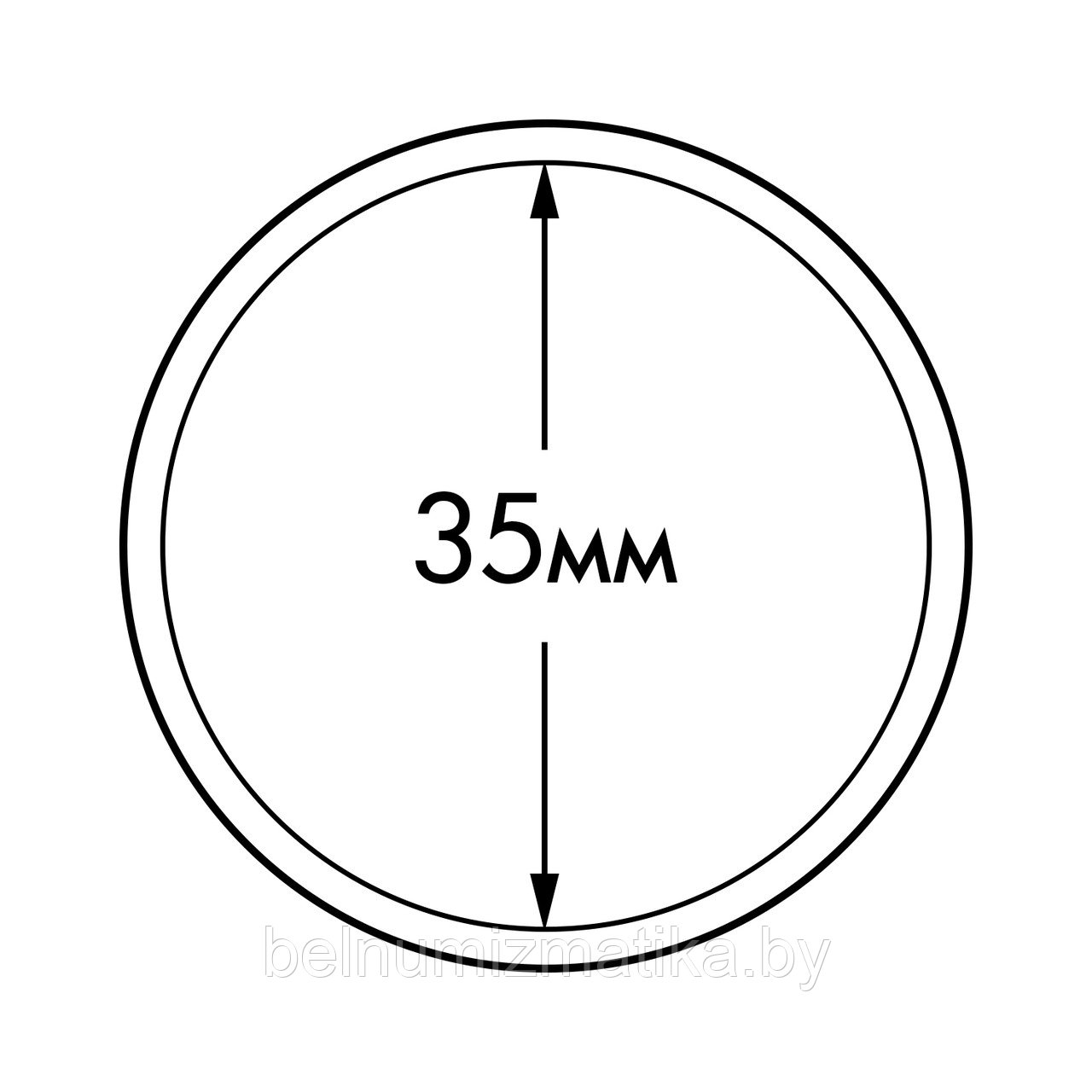 Капсула "ULTRA" для монет Ø 35 мм, LEUCHTTURM, 345043