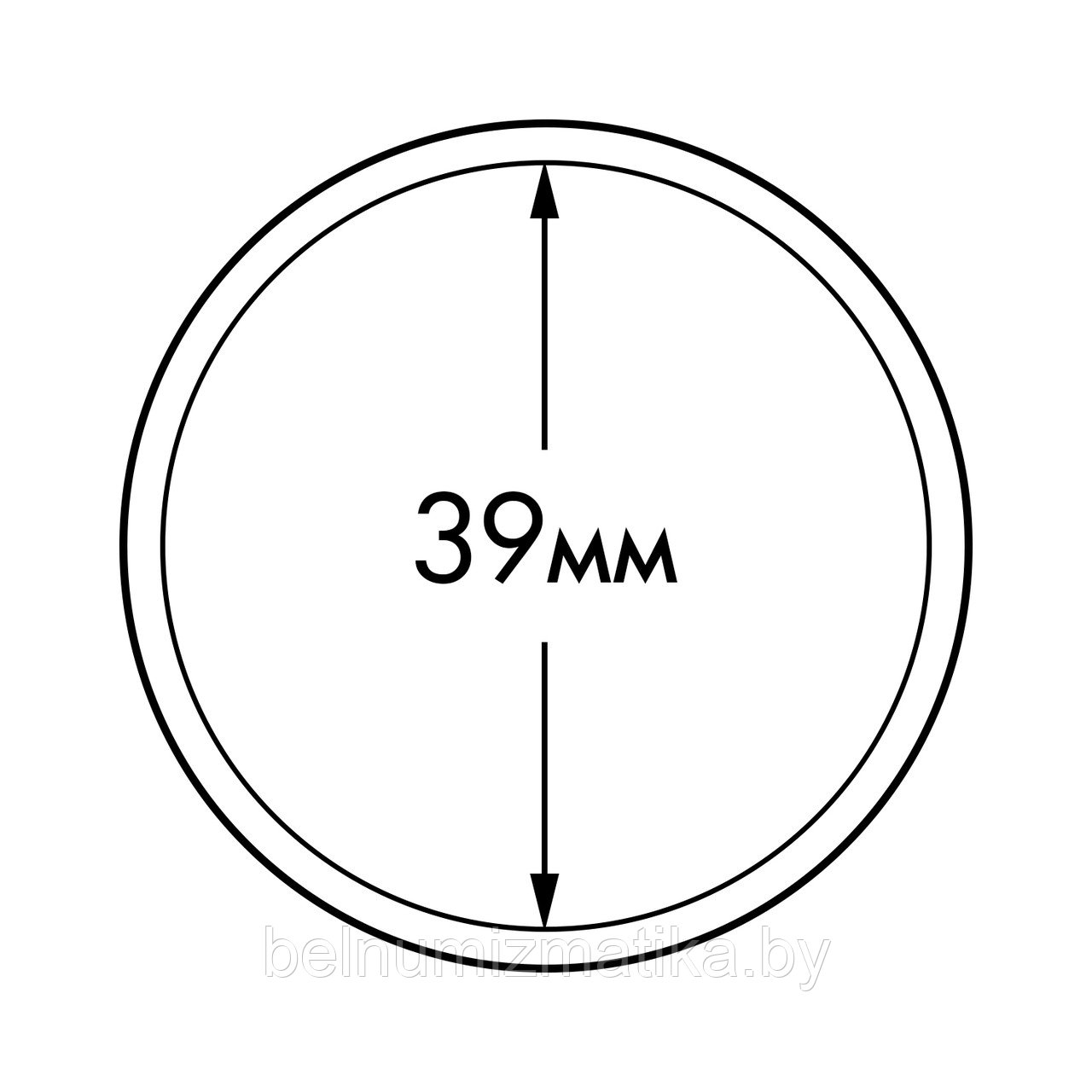 Капсула "ULTRA" для монет Ø 39 мм, LEUCHTTURM, 345047