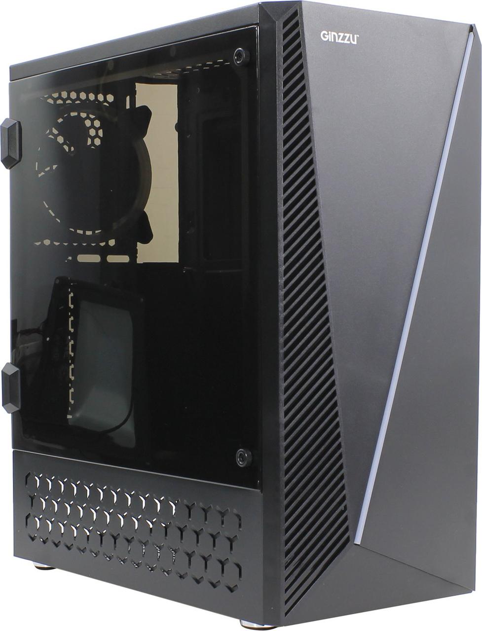 Miditower Ginzzu SL200 ATX без БП