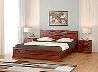 Кровать Елена 3 160 массив с основанием фабрика Браво - Орех
