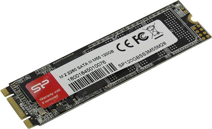 SSD 120 Gb M.2 2280 B&M 6Gb/s Silicon Power M55 SP120GBSS3M55M28 TLC