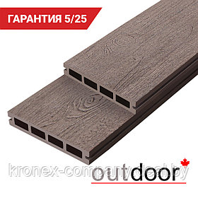 Террасная доска ДПК Outdoor 3D 150*25*4000 мм. NEVADA/CALIFORNIA BROWN коричневая микс