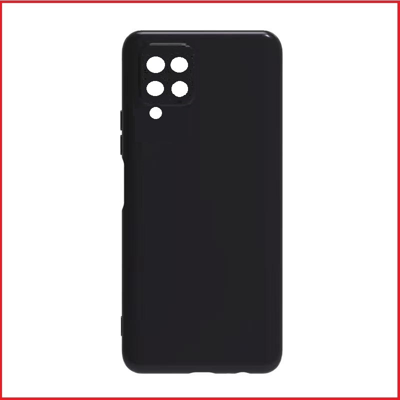 Чехол-накладка для Samsung Galaxy M22 SM-M225 (силикон) черный с защитой камеры - фото 2 - id-p181427268