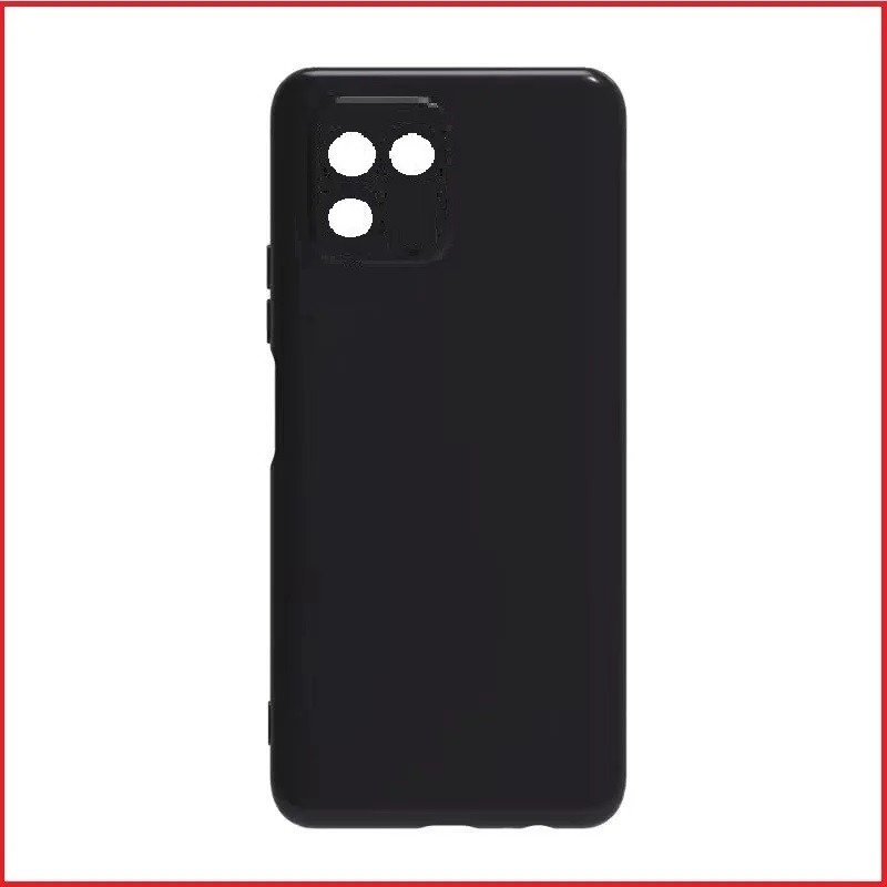 Чехол-накладка для Samsung Galaxy A03 SM-A035 (силикон) черный с защитой камеры - фото 2 - id-p181427677