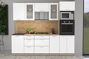 Кухня Мила стандарт 2,5 ВТ белая - много цветов и комбинаций! фабрика Интерлиния, фото 2