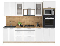 Кухня Мила стандарт 2,6 ВТ белая - много цветов и комбинаций! фабрика Интерлиния