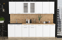 Кухня Мила стандарт 2,7 м белая - много цветов и комбинаций! фабрика Интерлиния, фото 3