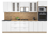 Кухня Мила стандарт 3,0 ВТ белая - много цветов и комбинаций! фабрика Интерлиния