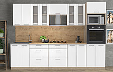 Кухня Мила стандарт 3,0 ВТ белая - много цветов и комбинаций! фабрика Интерлиния, фото 3