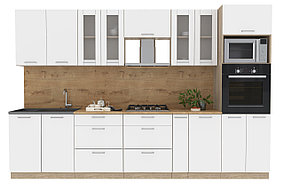 Кухня Мила стандарт 3,2 ВТ белая - много цветов и комбинаций! фабрика Интерлиния