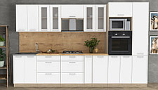 Кухня Мила стандарт 3,4 ВТ белая - много цветов и комбинаций! фабрика Интерлиния, фото 2