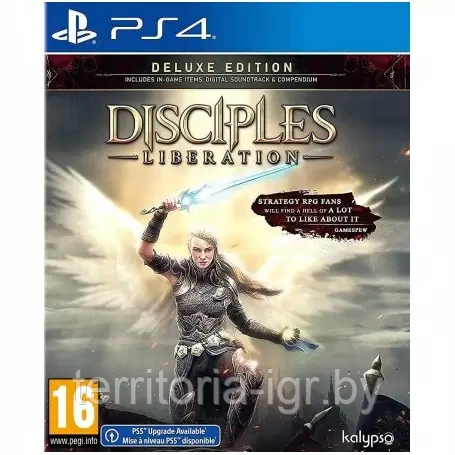 Игровой Диск PS4|PS5 Disciples: Liberation Издание Deluxe (Полностью на русском языке)