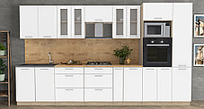Кухня Мила стандарт 3,6 ВТ белая - много цветов и комбинаций! фабрика Интерлиния, фото 3