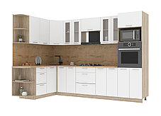 Угловая кухня МИЛА стандарт 1,68х3,0 ВТ  много цветов и комбинаций- фабрика Интерлиния, фото 3