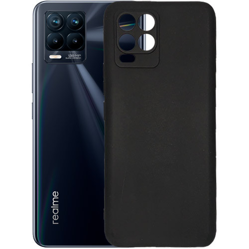 Чехол-накладка для Realme 8 5G (силикон) черный с защитой камеры - фото 2 - id-p181441338