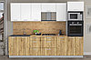 Кухня Мила Лайт 2,8ВТ белая (много цветов и комбинаций!) фабрика Интерлиния, фото 3