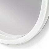 Зеркало круглое в деревянной раме белой М-299 (D64,4 см), фото 3
