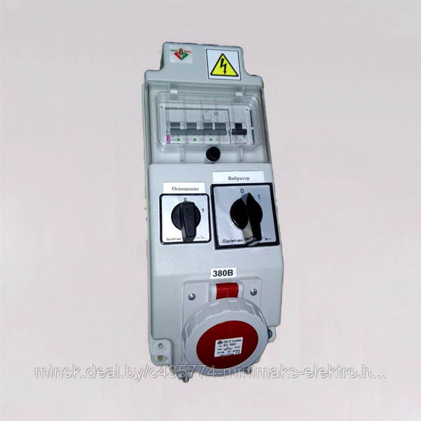 Бокс комбинированный ROS 6 AB/GFI-016 с разъемами