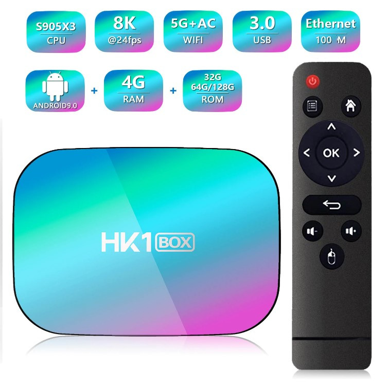 Смарт ТВ приставка HK1 BOX S905x3 4G + 64G TV Box андроид - фото 6 - id-p181451399