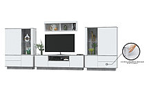 Гостиная Quartz 5 (Кварц) фабрика Интерлиния- 2 варианта цвета, фото 3