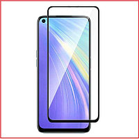 Защитное стекло Full-Screen для Realme 8i ( Re'in с полной проклейкой ) черный