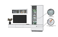 Гостиная Quartz 10 (Кварц) фабрика Интерлиния- 2 варианта цвета, фото 3