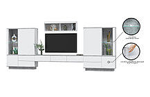 Гостиная Quartz 11 (Кварц) с подсветкой фабрика Интерлиния- 2 варианта цвета, фото 2