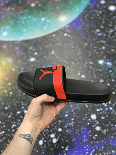 Шлепанцы Jordan Black Red