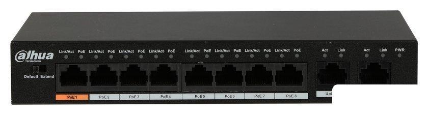 Управляемый коммутатор 2-го уровня Dahua DH-PFS3010-8ET-96, фото 2