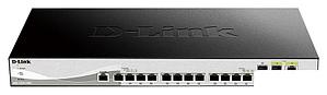 Управляемый коммутатор уровня 2+ D-Link DXS-1210-16TC/A2A, фото 2