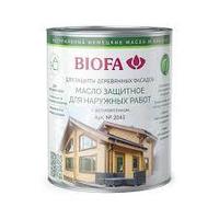Защитное масло-лазурь для наружных работ с антисептиком Biofa (2,5 л.)