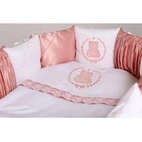 Комплект для овальной кровати LAPPETTI 6 предметов SWEET TEDDY Розовый