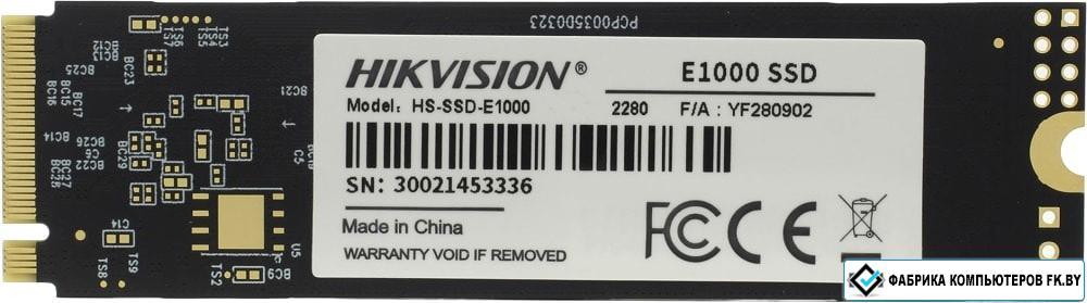 SSD Hikvision E1000 256GB HS-SSD-E1000-256G - фото 1 - id-p181462975