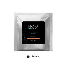 NanoTap Хна для бровей в саше 5гр black (черный)