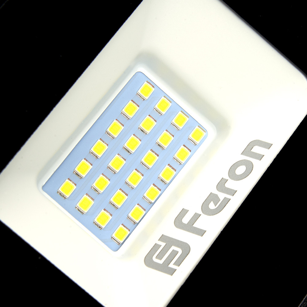 Светодиодный прожектор LL-907 Feron 30W с датчиком движения IP44 6400K - фото 5 - id-p181467746