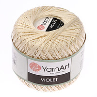 Пряжа Ярнарт Виолет (YarnArt Violet) цвет 6194 кремовый