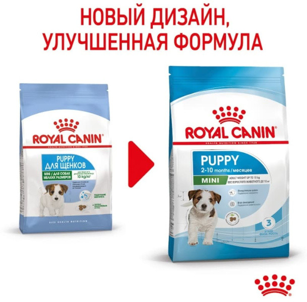 Сухой корм для щенков Royal Canin Mini Junior 4 кг - фото 1 - id-p104081249