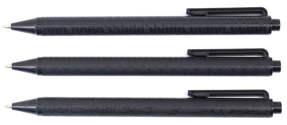 Ручка шариковая автоматическая Berlingo DoubleBlack корпус черный, стержень синий - фото 1 - id-p181468023