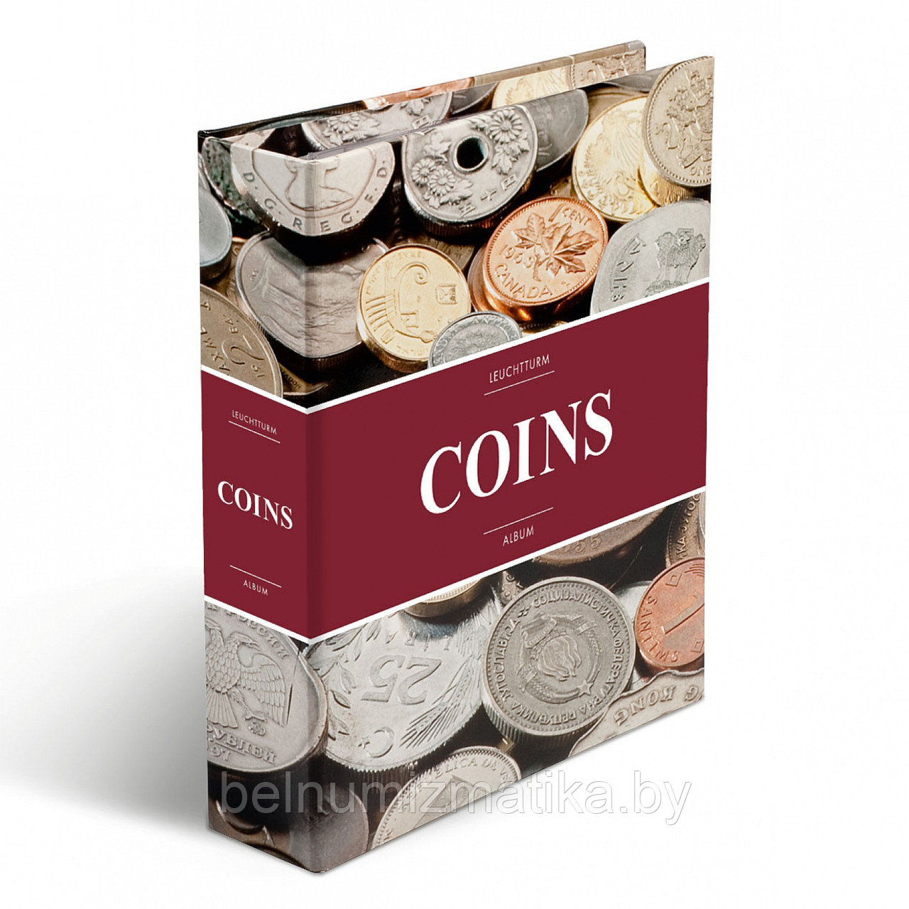 Альбом для монет "Coins" с 5 листами, формат "Optima", LEUCHTTURM, 340920