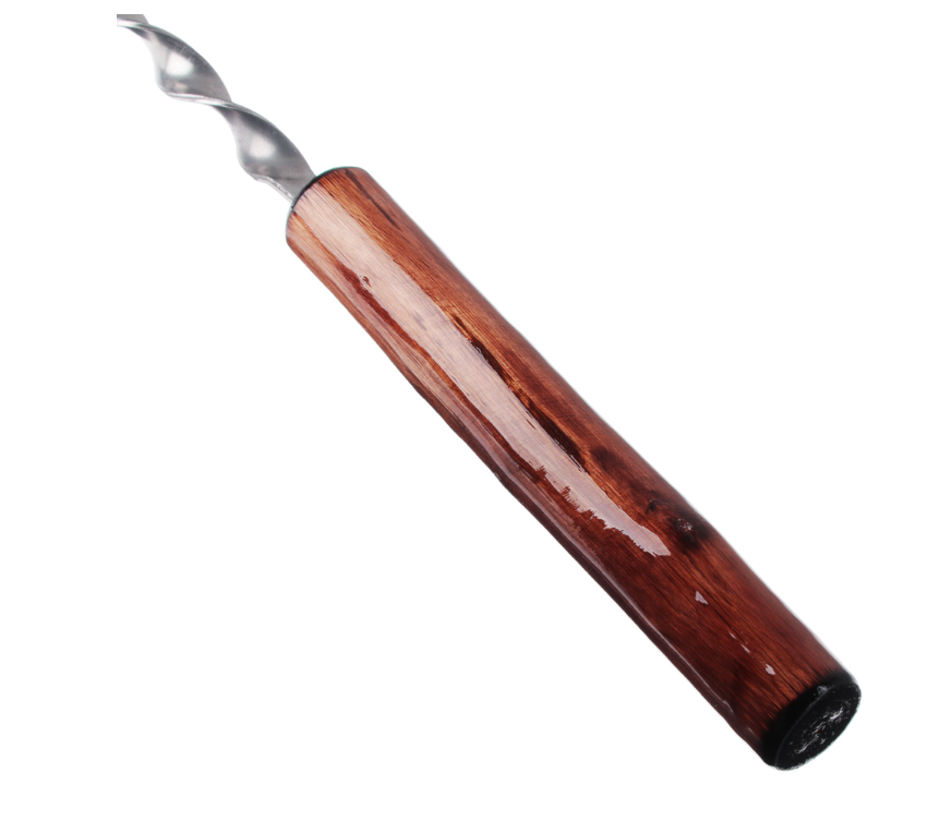 Шампур плоский с деревянной ручкой (600 х 12 х 2 мм) - фото 3 - id-p181470934