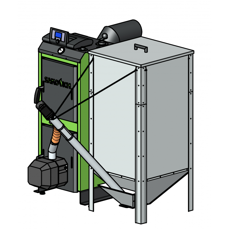 Котёл твердотопливный Sakovich PELLET UNIVERSAL 16 кВт