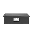 Блок розеточный встраиваемый Orno Noen неукомплектованный, 6М, кабель 1,5м, черный, фото 3